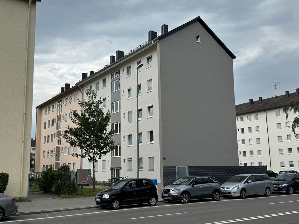 Frischer Auftritt für die Wohnanlage – nach der Sanierung